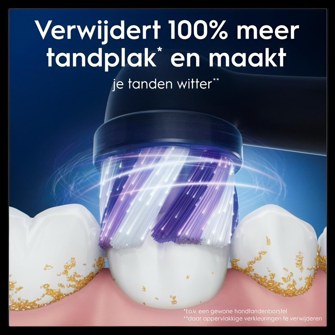 Oral-B Opzetborstels iO Radiant White Zwart - 4 stuks