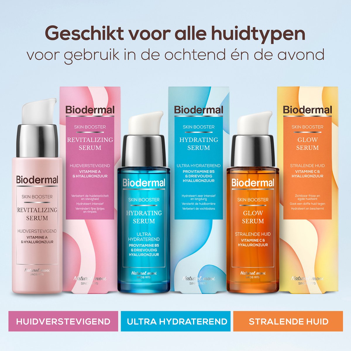 Biodermal Skin Booster Hydrating serum – Ultra hydraterend, Hydrateert zeer intensief en langdurig met hyaluronzuur en Vitamine B - Hyaluronzuur serum 30ml