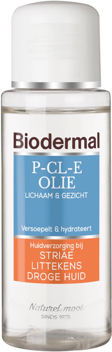Biodermal P-CL-E Olie - Huidolie - Huidverzorging voor striae, littekens en drog