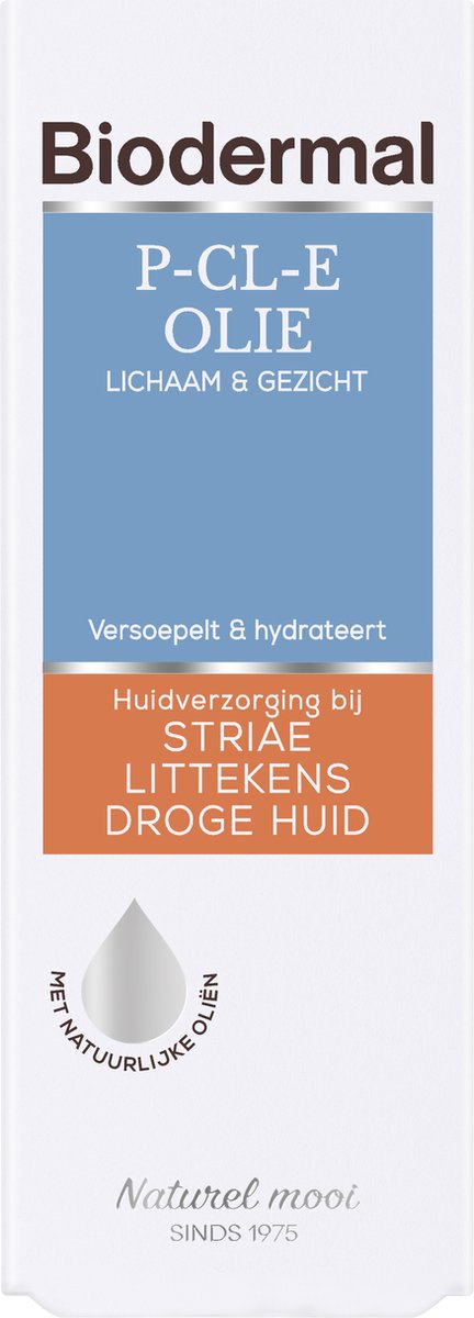 Biodermal P-CL-E Olie - Huidolie - Huidverzorging voor striae, littekens en drog