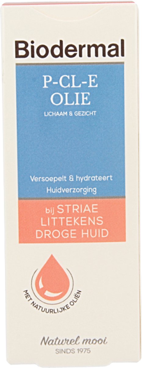 Biodermal P-CL-E Olie - Huidolie - Huidverzorging voor striae, littekens en drog