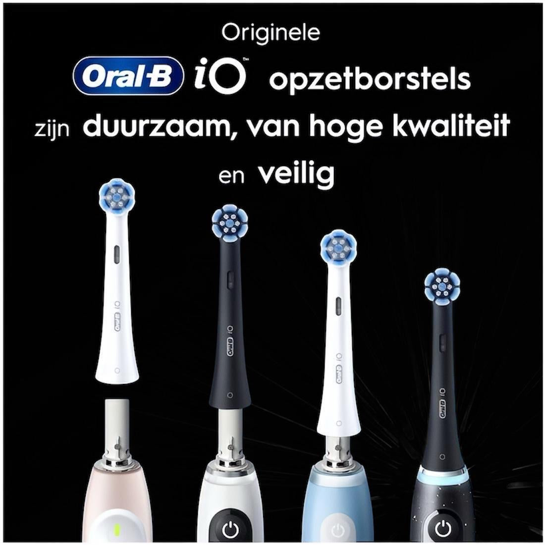 Oral-B iO Gentle Care Originele opzetborstels - Voor Gevoelig Tandvlees - 2 stuks