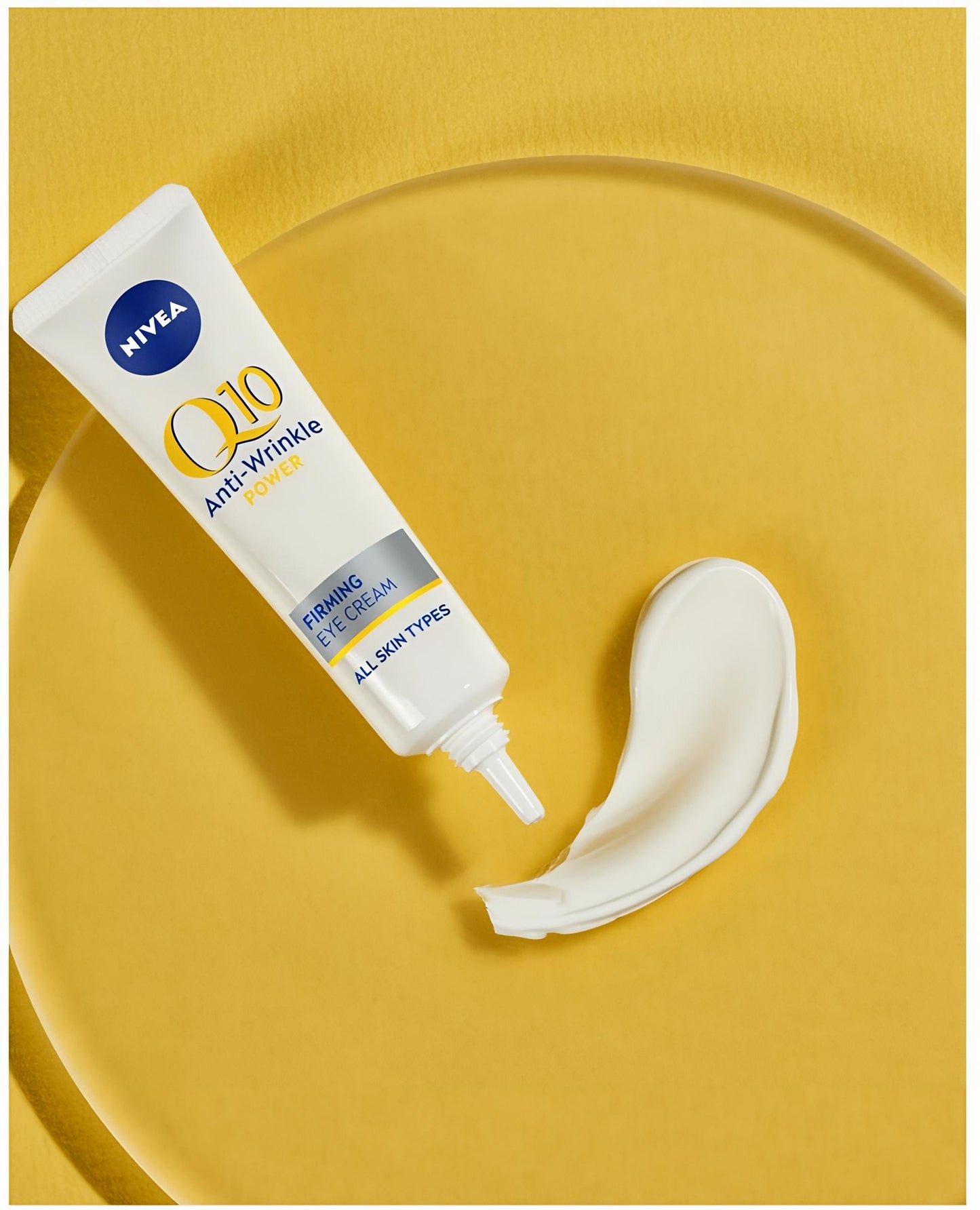 NIVEA Q10 POWER Oogcontourcrème - Alle huidtypen - Oogcrème met Q10 en creatine - Tegen Donkere Kringen en Wallen - Anti Rimpel Eye Cream - 15 ml