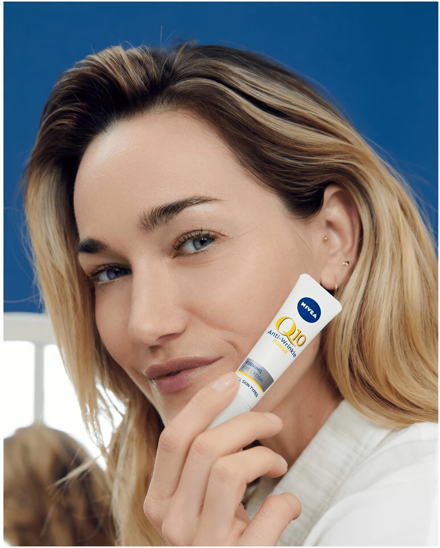 NIVEA Q10 POWER Oogcontourcrème - Alle huidtypen - Oogcrème met Q10 en creatine - Tegen Donkere Kringen en Wallen - Anti Rimpel Eye Cream - 15 ml
