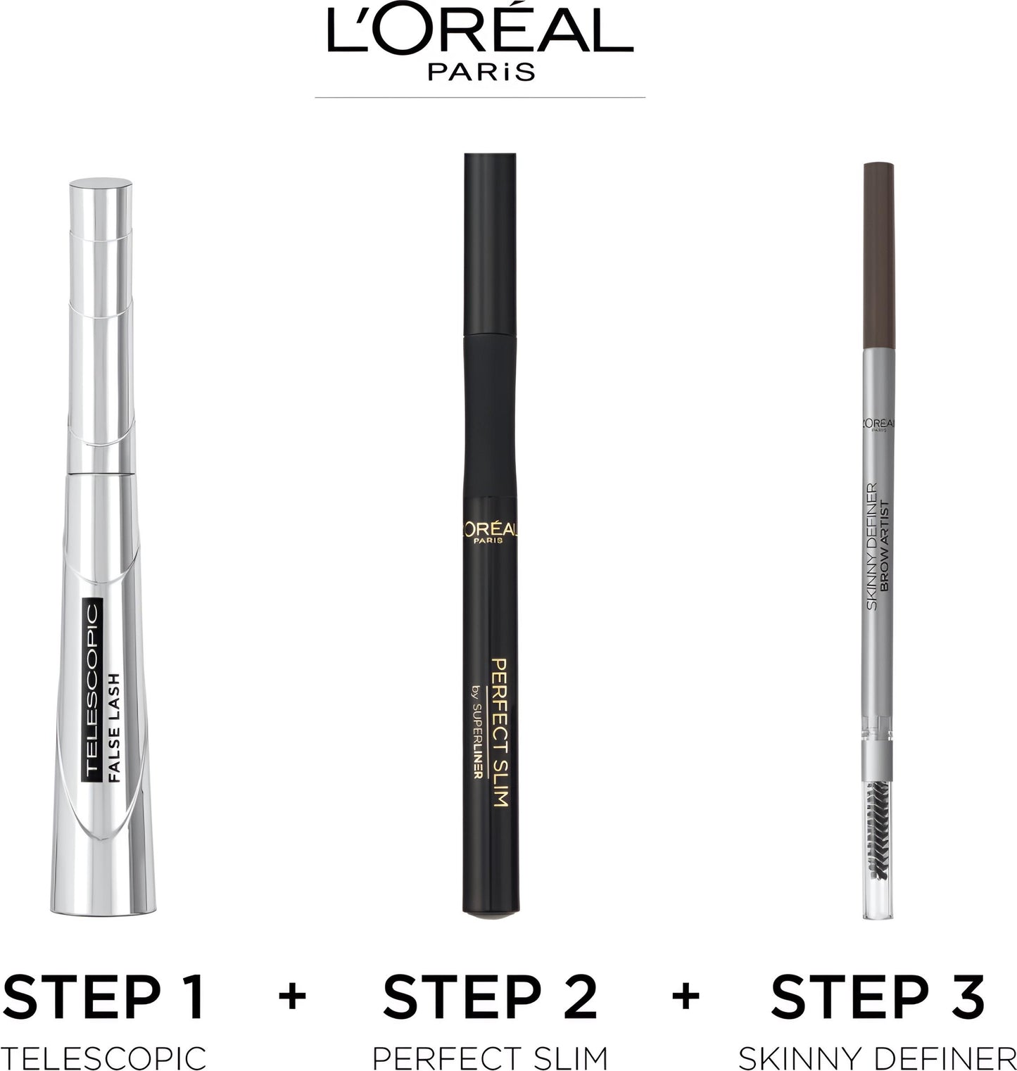 L’Oréal Paris False Lash Telescopic - Lengte Mascara voor Zichtbaar Langere Wimpers Verrijkt met Zwartpigmenten - Magnetic Black - Zwart - 8 ml