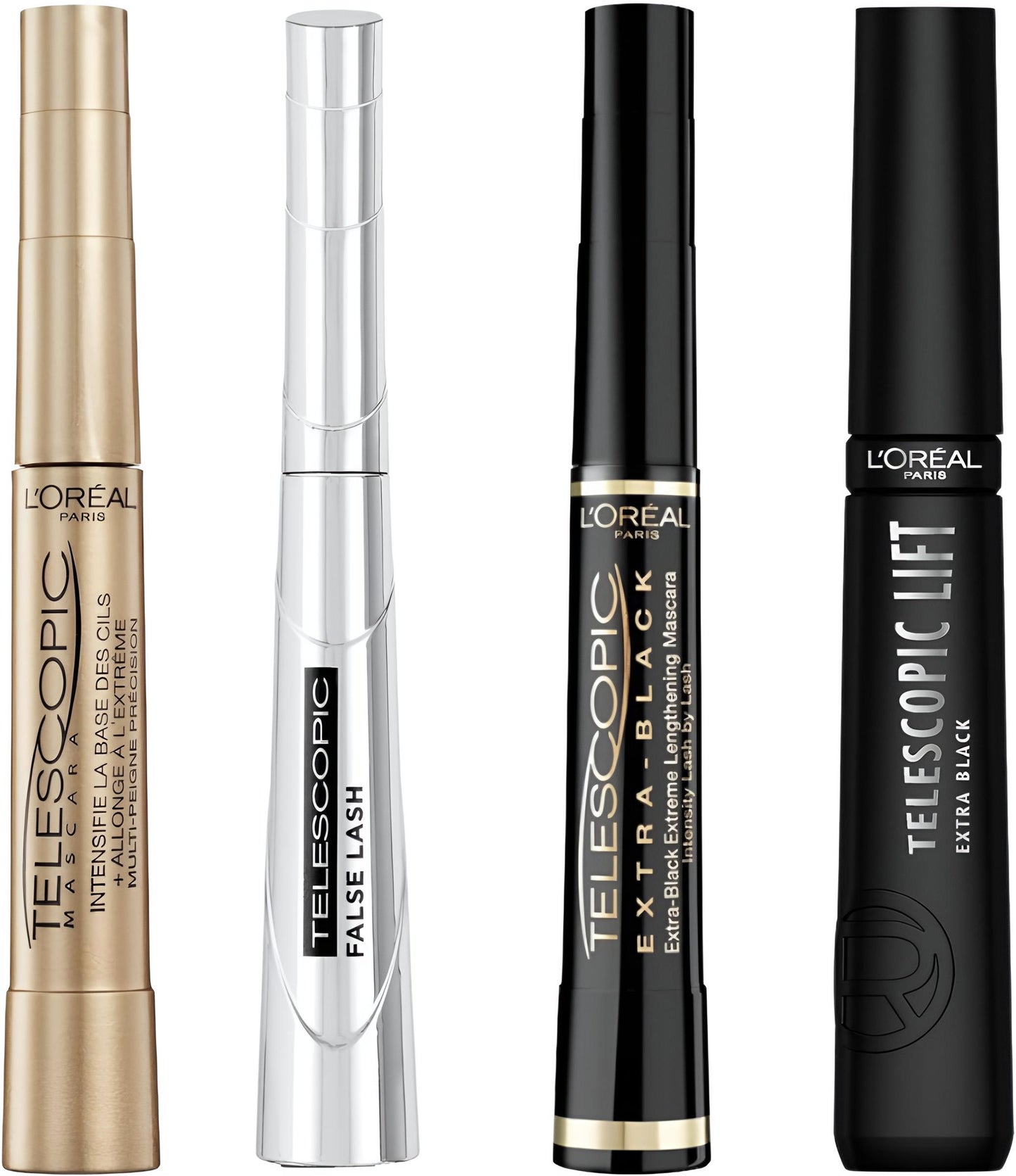 L’Oréal Paris False Lash Telescopic - Lengte Mascara voor Zichtbaar Langere Wimpers Verrijkt met Zwartpigmenten - Magnetic Black - Zwart - 8 ml