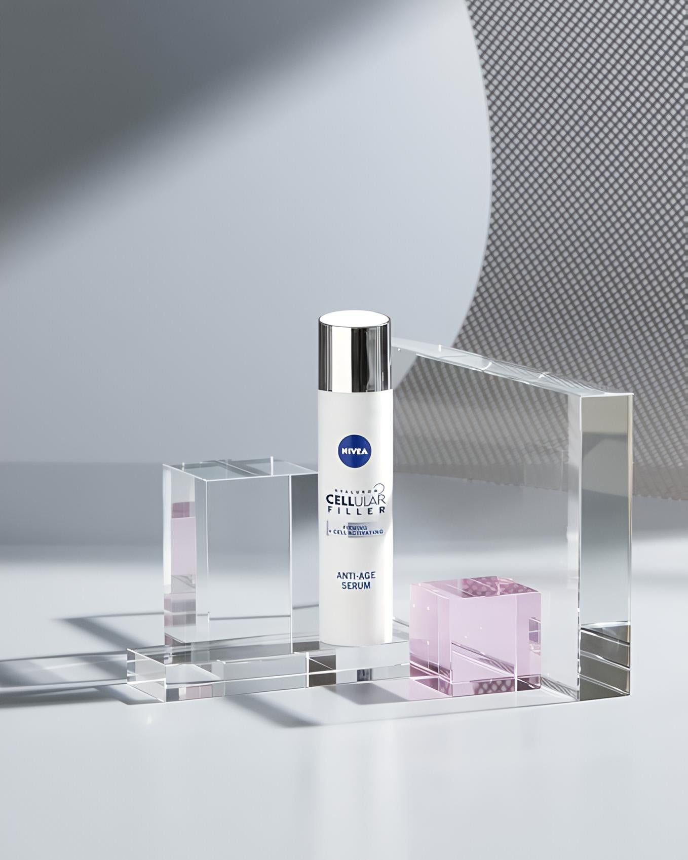 NIVEA Hyaluron Cellular Filler Verstevigend + Celactiverend Anti-Aging Serum (40 ml), Hydraterende Anti-Aging Crème, Krachtig Hyaluronzuur Anti-Aging Gezichtsserum