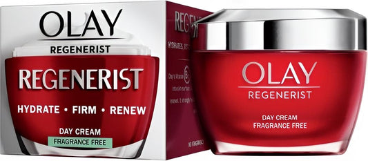 Olay Regenerist Dagcrème - Actief verstevigende hydraterende gezichtscrème met niacinamide - Parfumvrij - 50 ml