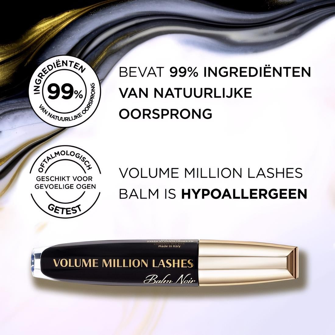 L’Oréal Paris - Volume Million Lashes Balm Noir - 01 Black - Zwart - Volume Mascara - 8,9 ml