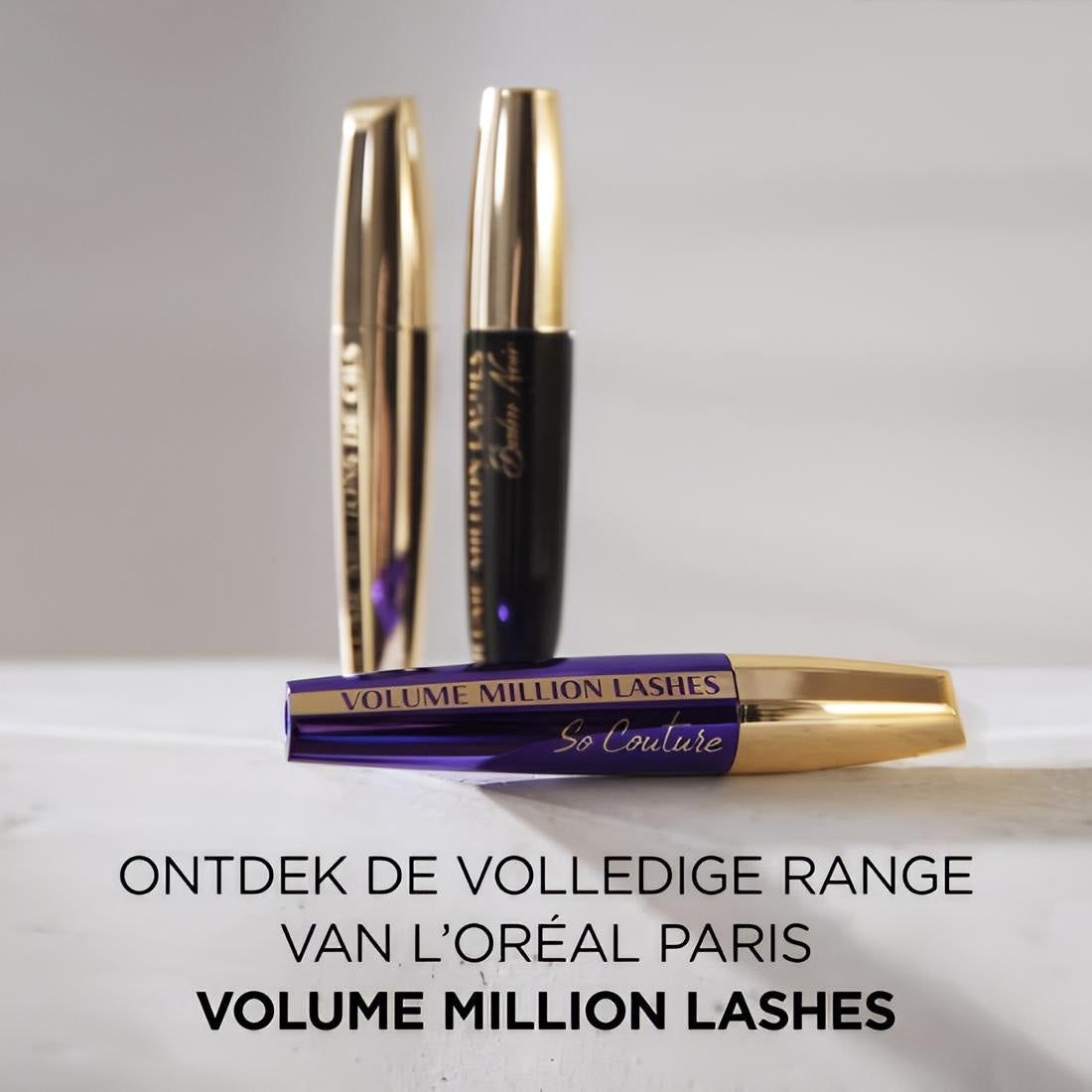 L’Oréal Paris - Volume Million Lashes Balm Noir - 01 Black - Zwart - Volume Mascara - 8,9 ml
