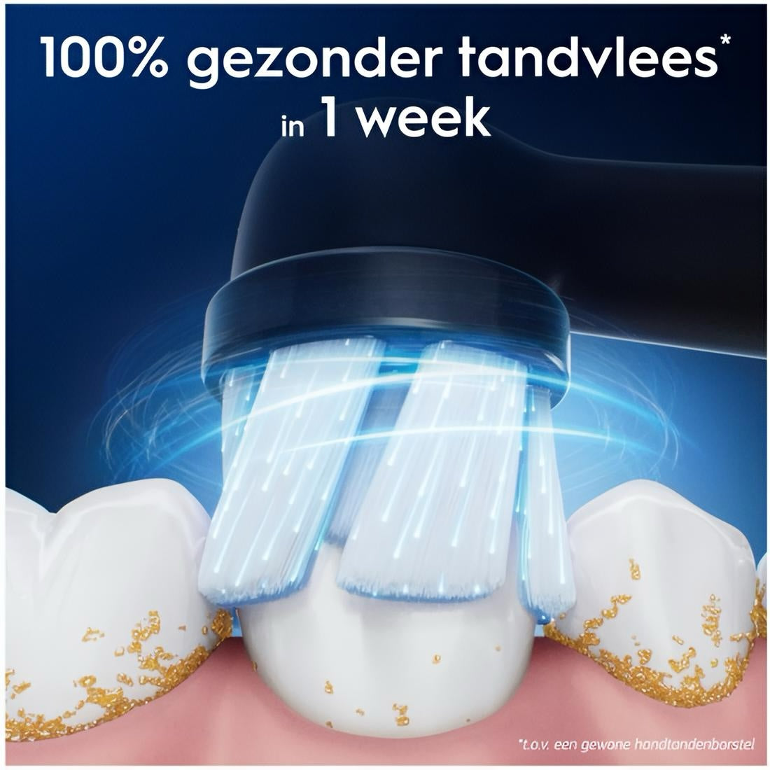 Oral-B io Gentle Care Originele opzetborstels - Voor Gevoelig Tandvlees - 2 stuks - Zwart