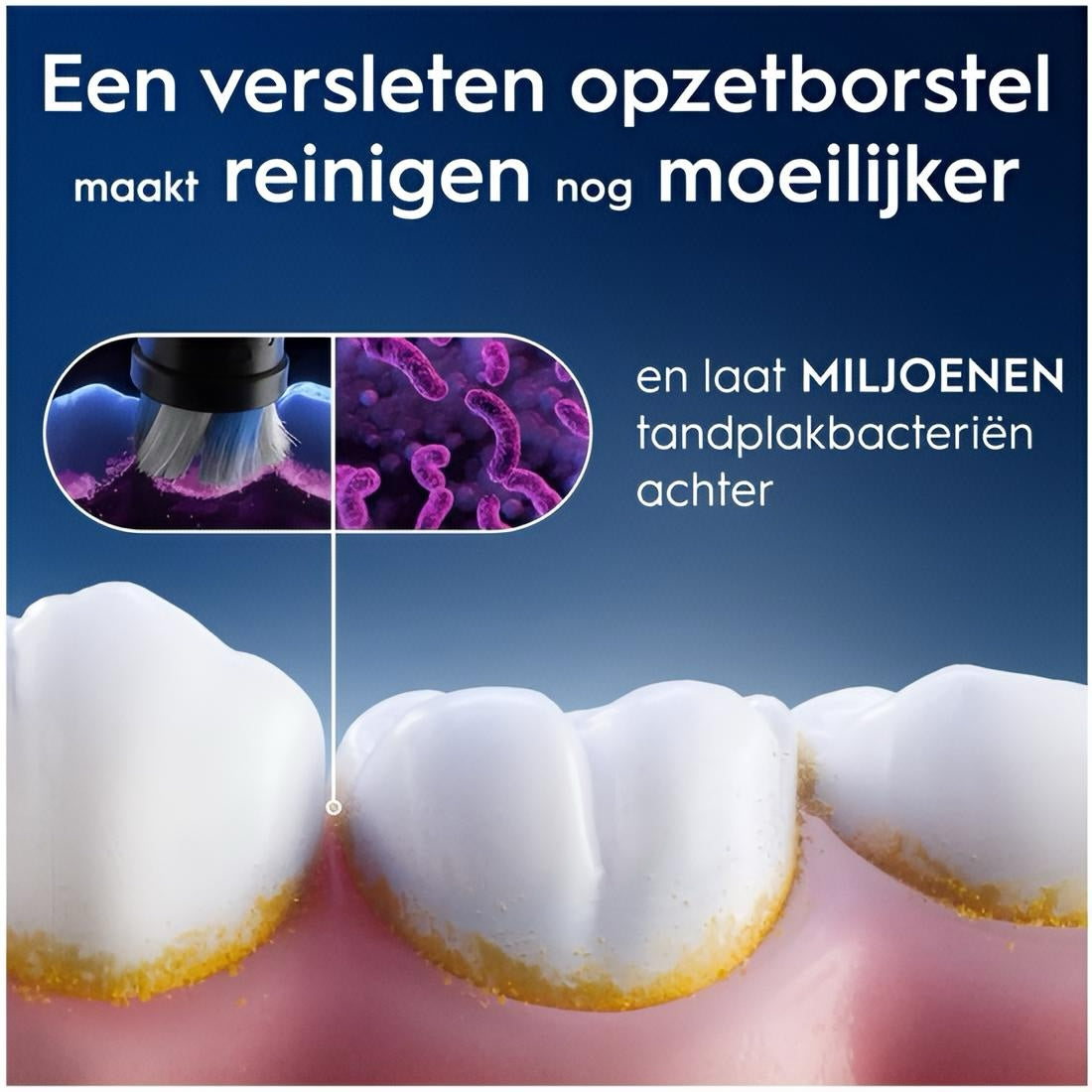 Oral-B io Gentle Care Originele opzetborstels - Voor Gevoelig Tandvlees - 2 stuks - Zwart