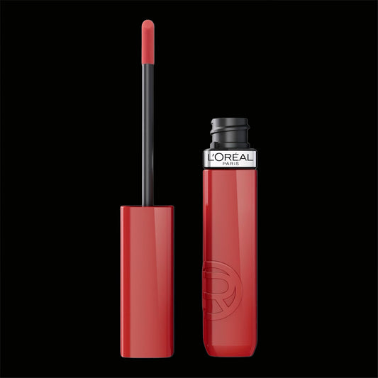 Beauty Make-up Lipmake-up Lippenstift L'Oréal Paris Infaillible Laque Resistance 635 Worth It Medium Lippenstift - Lak glans finish - Tot 16 uur* langhoudend - 1 ST