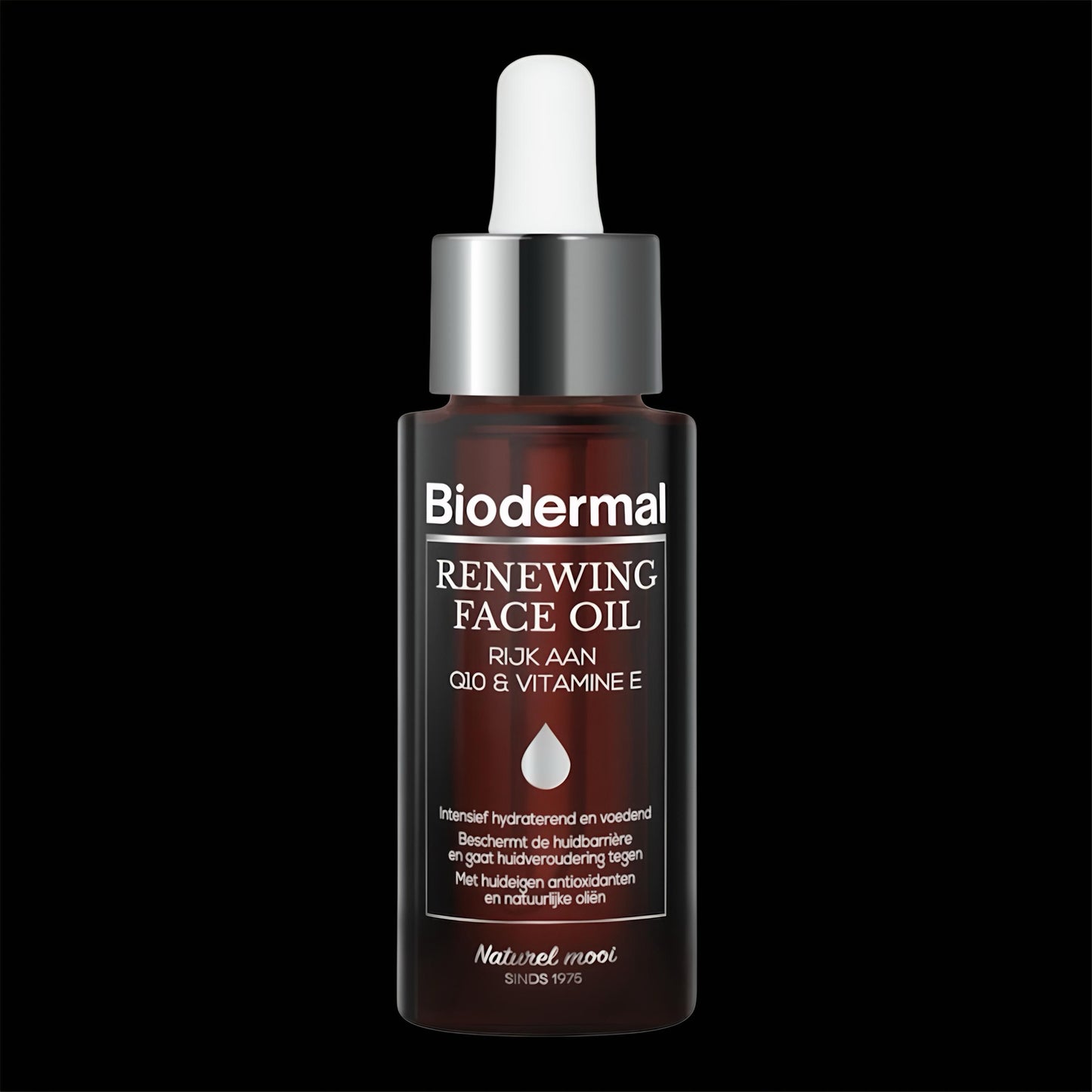 Biodermal gezichtsolie - Renewing Face Oil met krachtige huideigen antioxidanten Q10 - Perfect te mengen met dagcrème - Anti age Olie - 30ml