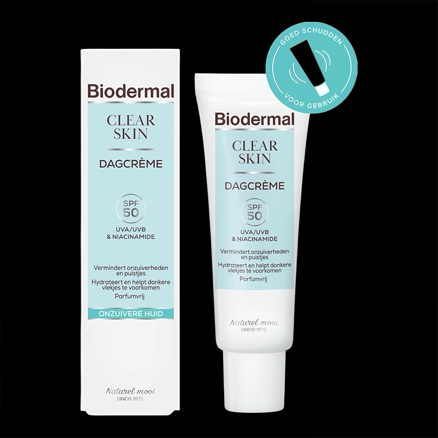 Biodermal Clear Skin Dagcrème SPF50 - Gezichtsverzorging - 30 ml