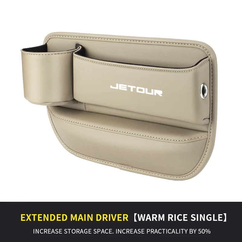 Auto-opbergbox en afwerkingsbox voor de ruimte tussen de lederen achterbank voor Chery Jetour X70 X70SM X90 X95 DASHING i-DM T2T3 Auto-opbergbox