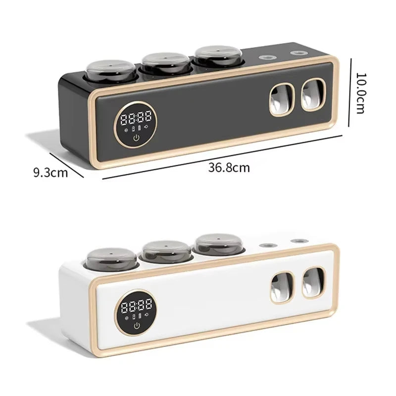 UV-tandenborstelhouder, dieptesterilisator, tandpastaknijper, energiezuinig, USB-opladen, sneldrogend, wandgemonteerd badkamerrek