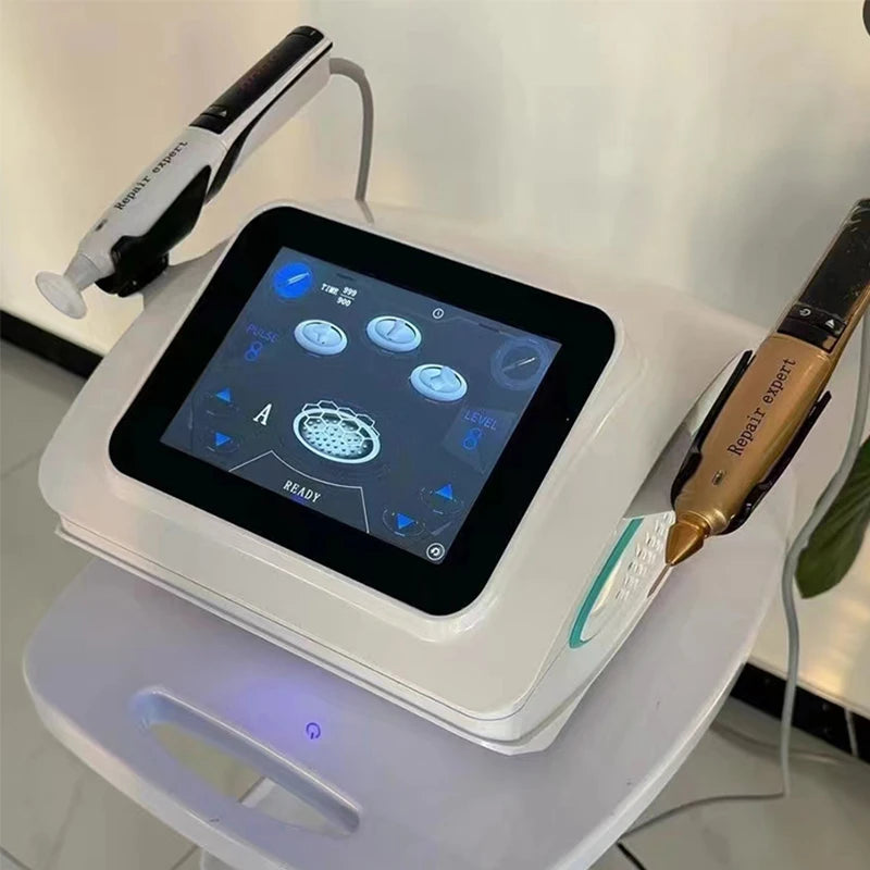 Nieuwe professionele 2-in-1 koudplasma-ozon-goud plasmapen voor het verwijderen van moedervlekken en het liften van oogleden.