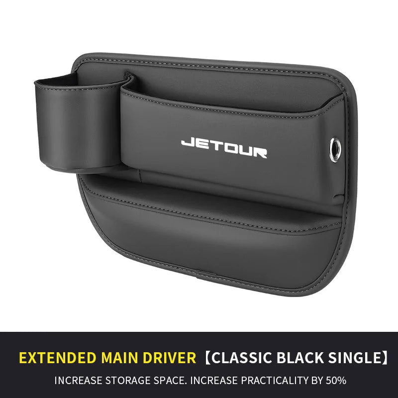 Auto-opbergbox en afwerkingsbox voor de ruimte tussen de lederen achterbank voor Chery Jetour X70 X70SM X90 X95 DASHING i-DM T2T3 Auto-opbergbox