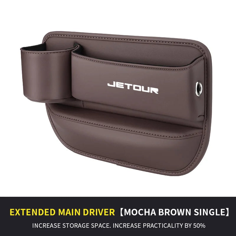Auto-opbergbox en afwerkingsbox voor de ruimte tussen de lederen achterbank voor Chery Jetour X70 X70SM X90 X95 DASHING i-DM T2T3 Auto-opbergbox