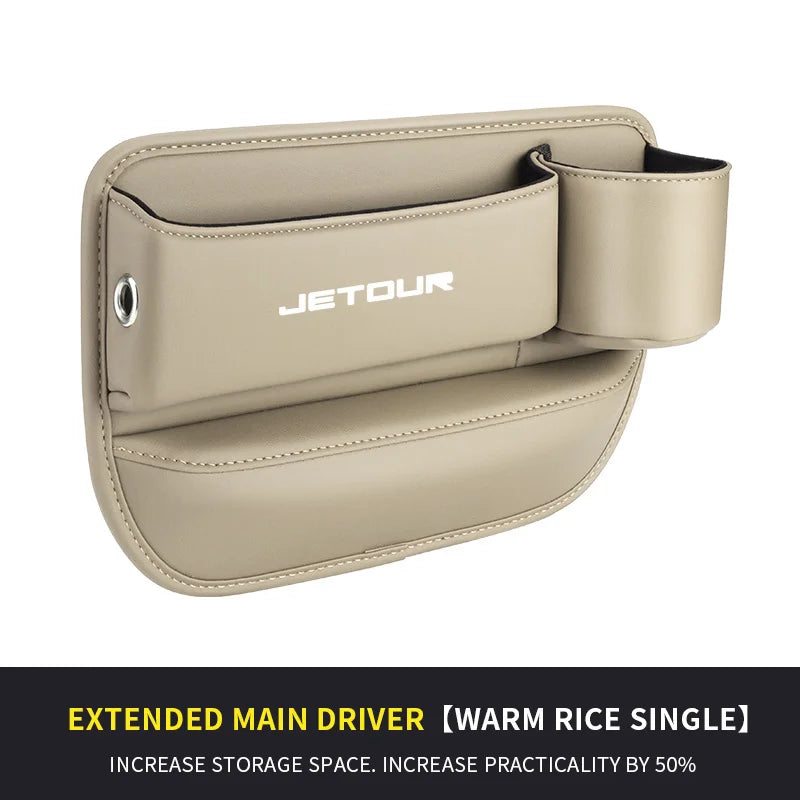 Auto-opbergbox en afwerkingsbox voor de ruimte tussen de lederen achterbank voor Chery Jetour X70 X70SM X90 X95 DASHING i-DM T2T3 Auto-opbergbox