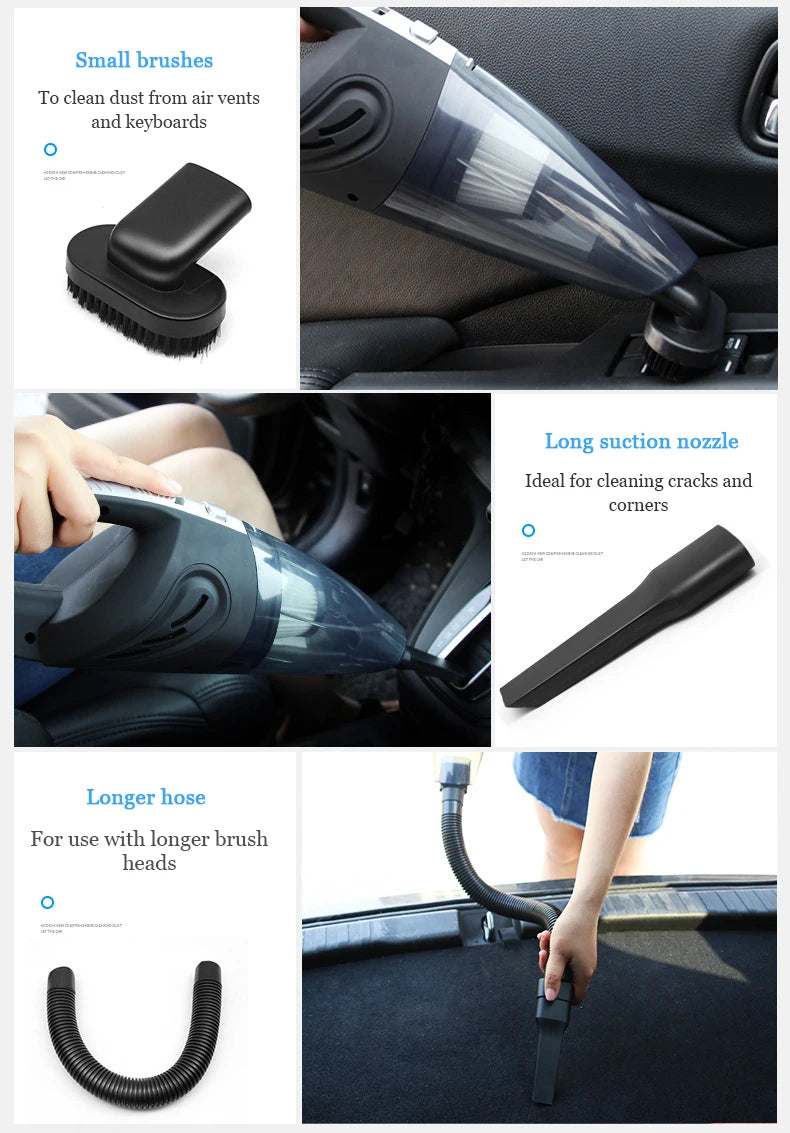 Cordless Handheld Vacuum Cleaner Powerful Cyclonic Suction Portable Rechargeable Quick Charge For Pet Hair At Home