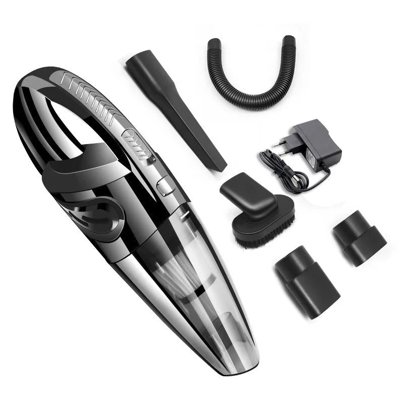 Cordless Handheld Vacuum Cleaner Powerful Cyclonic Suction Portable Rechargeable Quick Charge For Pet Hair At Home