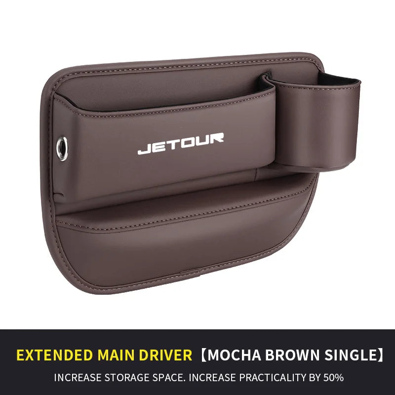 Auto-opbergbox en afwerkingsbox voor de ruimte tussen de lederen achterbank voor Chery Jetour X70 X70SM X90 X95 DASHING i-DM T2T3 Auto-opbergbox