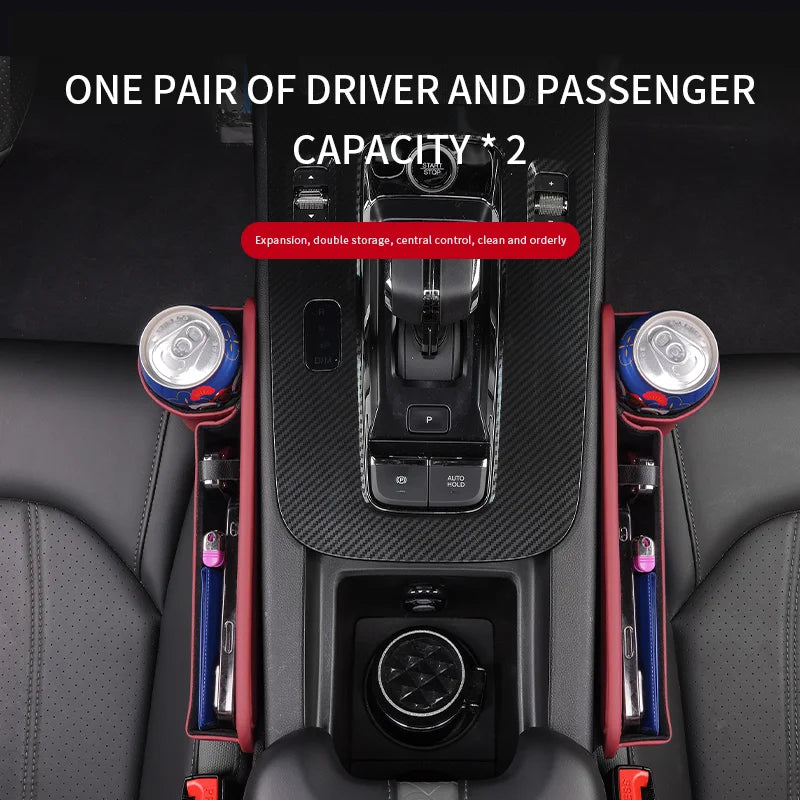 Auto-opbergbox en afwerkingsbox voor de ruimte tussen de lederen achterbank voor Chery Jetour X70 X70SM X90 X95 DASHING i-DM T2T3 Auto-opbergbox