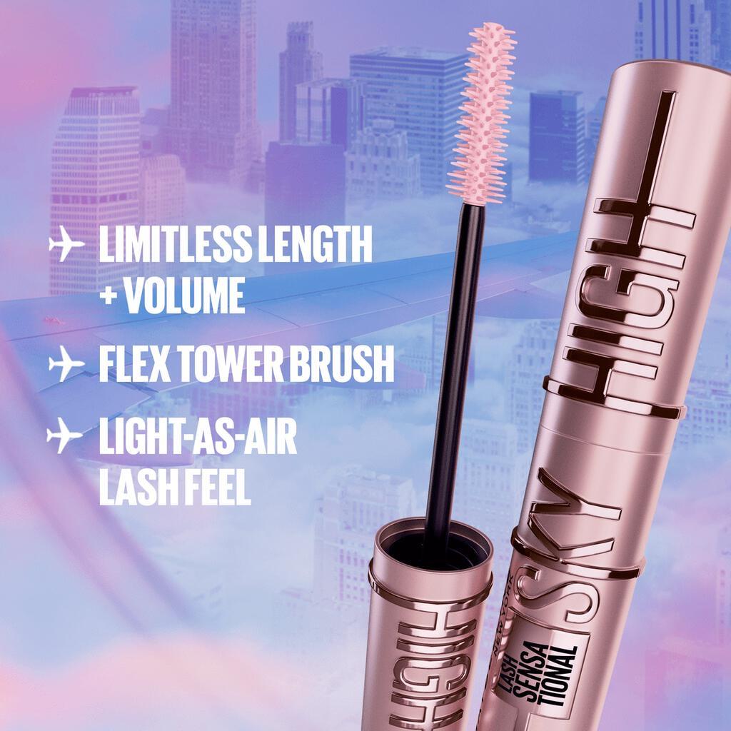 Maybelline New York - Lash Sensational Sky High - Pink Hair - Roze - Eindeloos lengte en natuurlijk ogend volume Mascara - 7,2ml