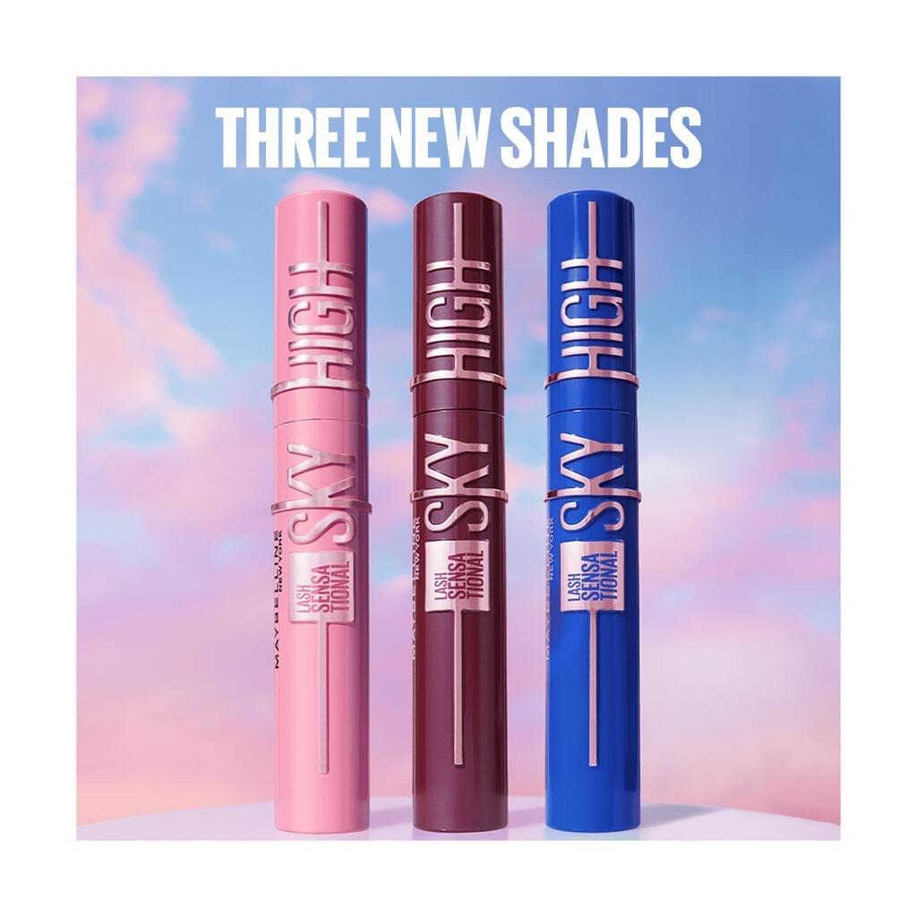 Maybelline New York - Lash Sensational Sky High - Blue Mist - Blauw - Endeloos lengte en volume Mascara - 7,2ml
